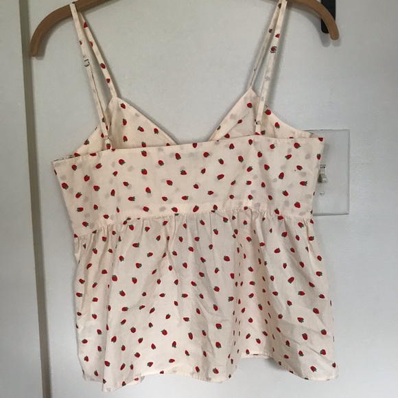 Madewell Strawberry Keyhole Cami - Picture 3 of 8